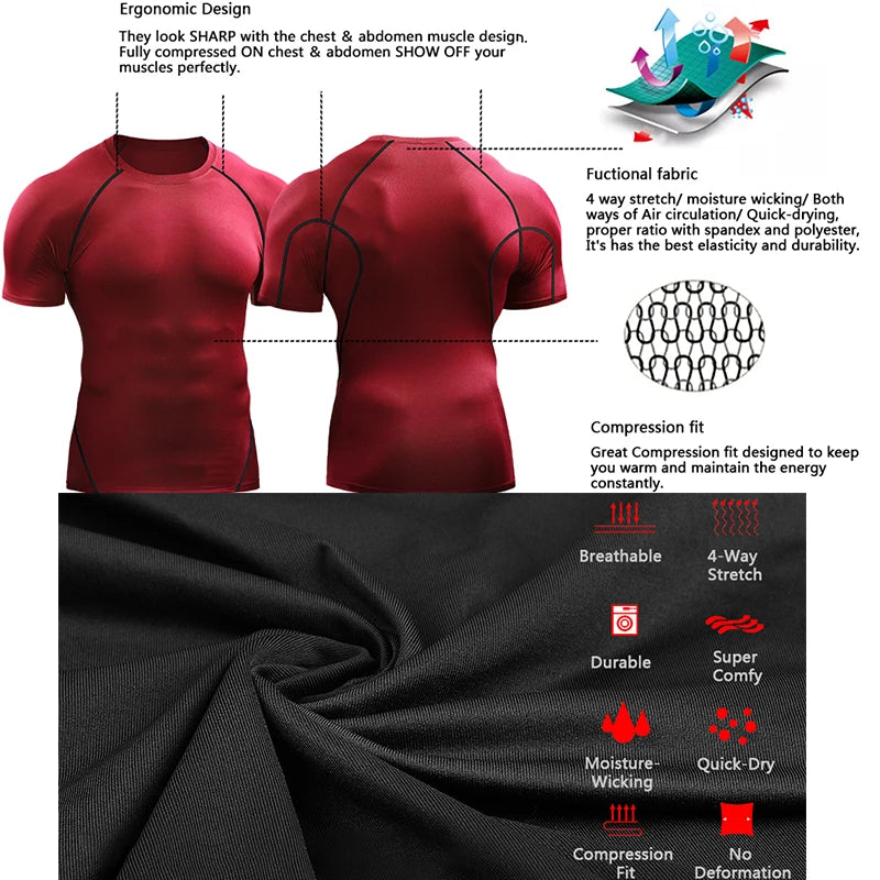 2025 Men's Compression T-Shirt