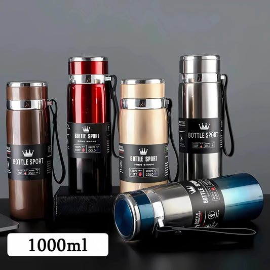 1L Insulated Stainless Steel Water Bottle